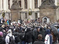 Changing of Guard a Prague Casle