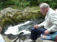 Lunch by the falls