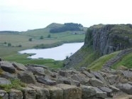 Crag Lough and the scarp of Great Whin Sill