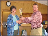 Presenting the prize