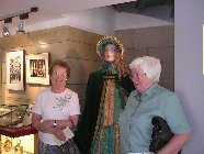 June and Margaret with the 4711 lady