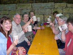 At The Bierkeller in Forcheim