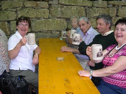 At the Bierkeller in Forcheim....again!