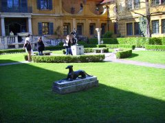 The garden of the Lenbachhaus