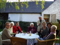 With Gerdi and Joschi at their home