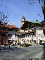 The main street in Mittenwald